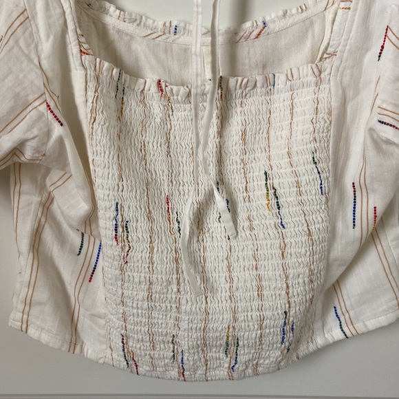 Free People Seratonin Corset Top - Ivory size large NWT - Picture 6 of 8